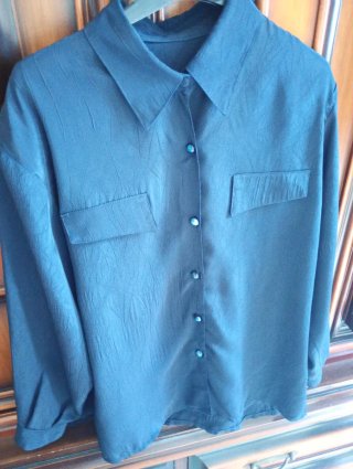 Camicia vintage blu