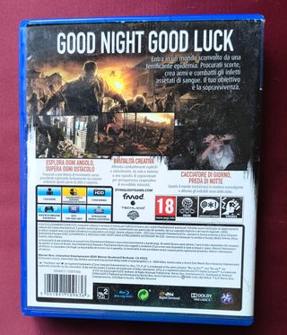 Dying Light PS4 Ita No libretto