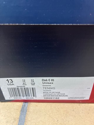 Zapatillas Reebok Club C 85 Talla 47