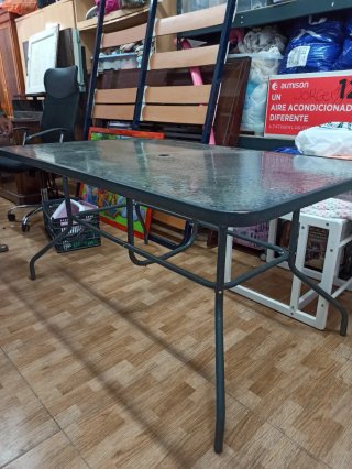 Mesa de Terraza con Cristal