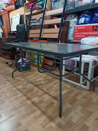 Mesa de Terraza con Cristal