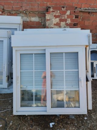 Ventana PVC corredera Climalit blanca