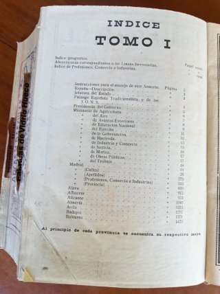 ANUARIO ESPAÑA 1946.Bailly-Bailliète-Riera TOMO I.