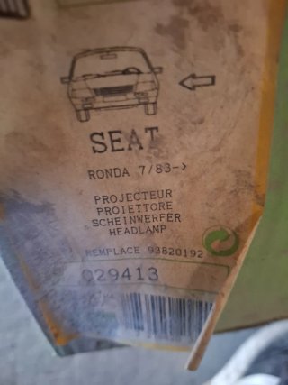 SEAT RONDA faro izquierdo h4