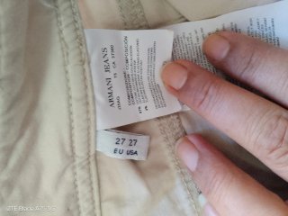 Pantalón chino beige Armani Jeans or