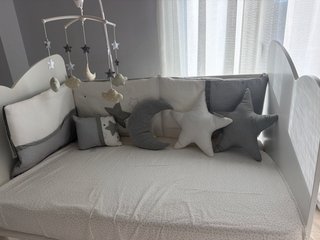 Cuna Micuna colecho Blanca con Estrellas
