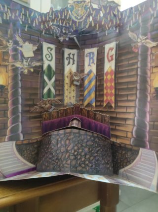 Libro 3D  Harry Potter Hogwarts
