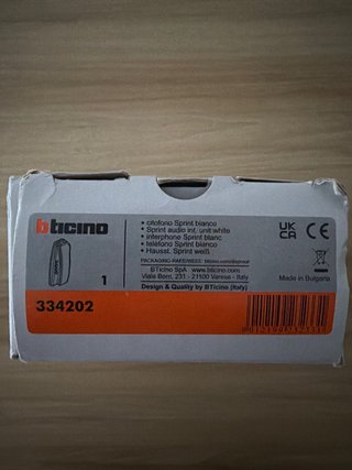 Telefonillo Bticino 334202