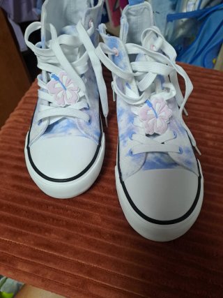 Botines de lona con diseño Tie-Dye y Stitch
