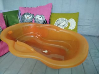 Bañera para Bebé Color Naranja
