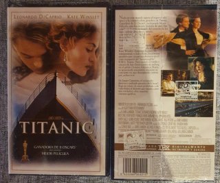 Cinta VHS Titanic (Ganadora 11 Oscars) Sin abrir.