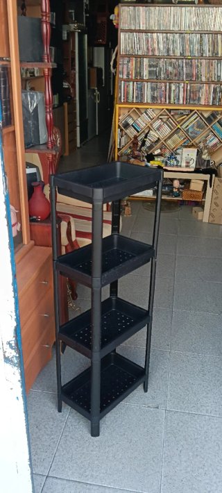 Estantería de Plástico Negra