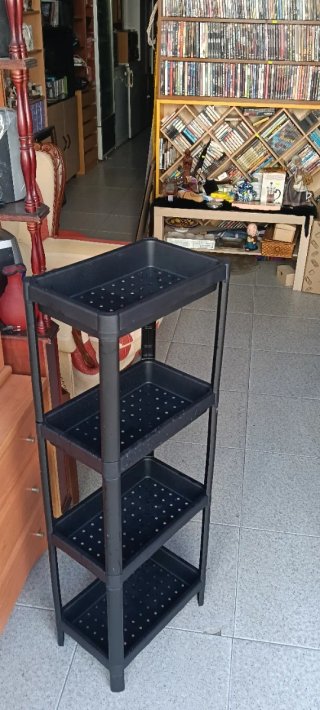 Estantería de Plástico Negra