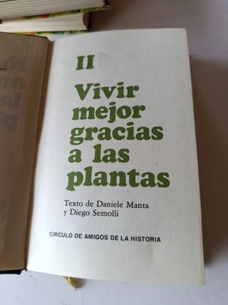 Colección "Nuestras amigas las plantas". 3 libros
