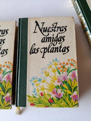Colección "Nuestras amigas las plantas". 3 libros
