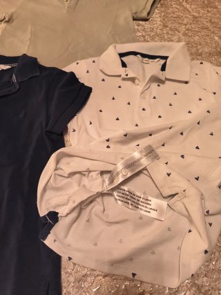 Lote 3 polos niño