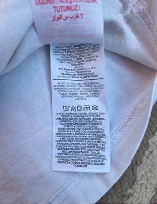 Camiseta Nike Blanca Talla XL de niño