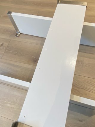 3 Estanterías IKEA Metal Blanca con soportes