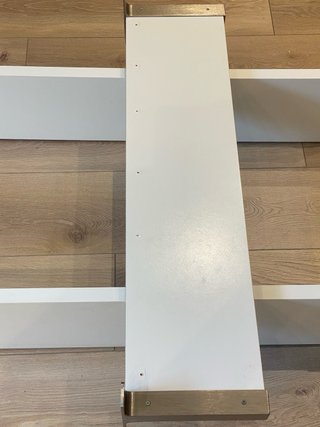 3 Estanterías IKEA Metal Blanca con soportes