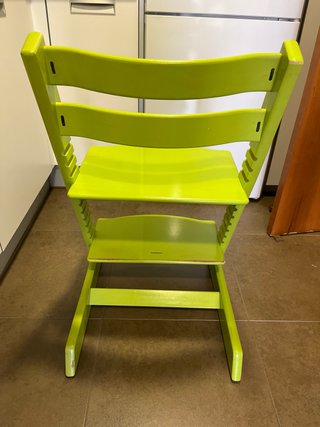 Silla Stokke Trona Alta Color Verde
