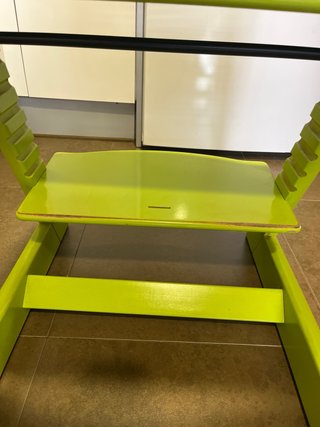 Silla Stokke Trona Alta Color Verde