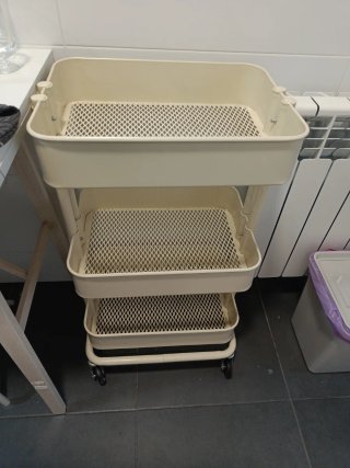 Carrito auxiliar RÅSKOG Ikea blanco