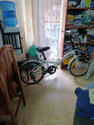 Bicicleta Plegable Blanca