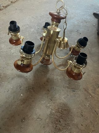 Lámpara de Techo Vintage Estilo Quinqué