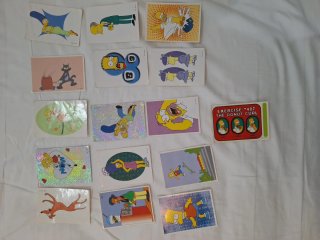 Lote cromos Los Simpson springfield 2 panini