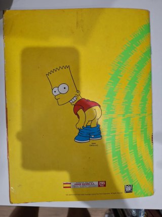 Lote cromos Los Simpson springfield 2 panini
