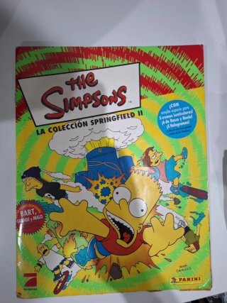 Lote cromos Los Simpson springfield 2 panini