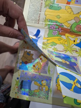 Lote cromos Los Simpson springfield 2 panini