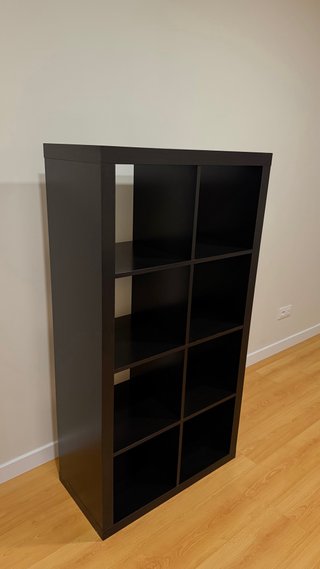 Estanterías negras Ikea Kallax