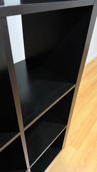 Estanterías negras Ikea Kallax