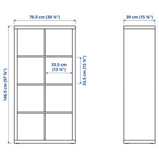 Estanterías negras Ikea Kallax