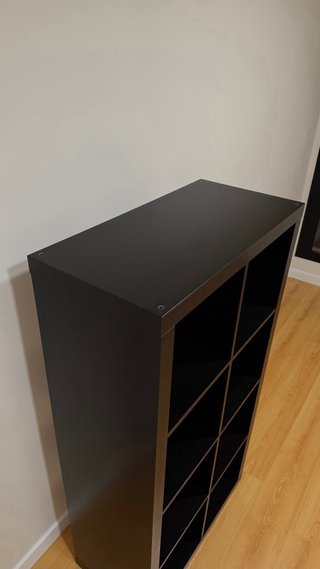 Estanterías negras Ikea Kallax