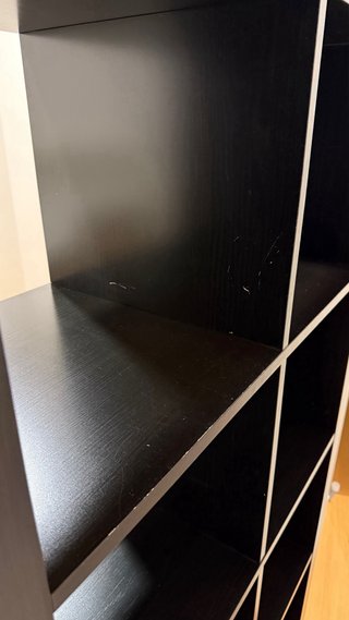 Estanterías negras Ikea Kallax