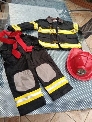 Disfraz Bombero Niño Talla 2-3 Años