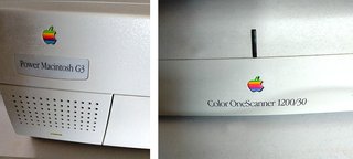 Apple Power Macintosh G3, Monitor y Escáner