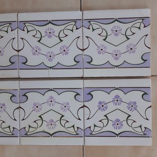 M53 AZULEJOS ANTIGUOS MODERNISTAS ART NOUVEAU