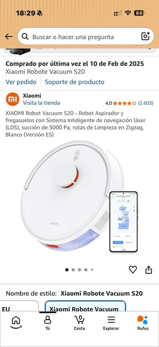 Robot Aspirador Xiaomi S20