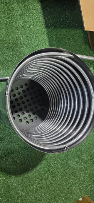 Calentador piscina llama metal