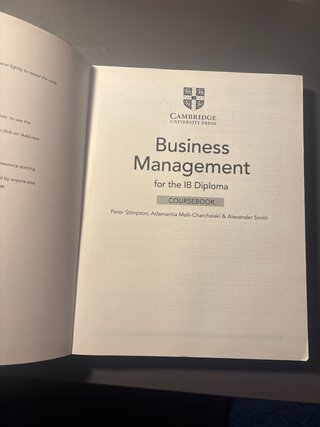 Libro Gestion Empresarial IB (Bussines Management)