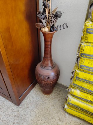 Jarrón de Terracota Decorativo