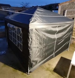 Carpa Merendero Plegable Negra