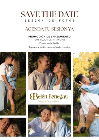 Fotógrafa de Parejas / Save the Date en Sevilla -