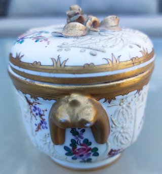 Cajita antigua vintage SXIX, French Edme Samson