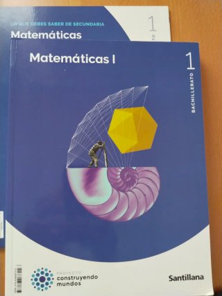 Libro Matemáticas Santillana 1 bachillerato