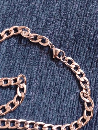 Cadena de plata para hombre