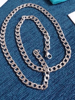 Cadena de plata para hombre